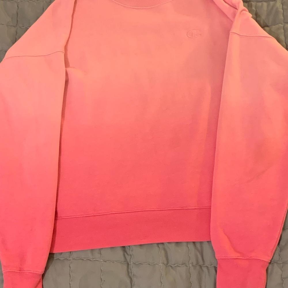 Ombré pink champion sweater 🎀